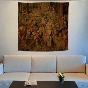 Medieval Tapestry, Large Wall Tapestry, Medieval Decor, Trending Now Gift, Medieval Backdrop, Tapestry Wall Decor, Wall Hanging