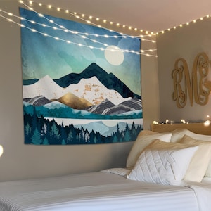 Mountain Tapestry, Nature Tapestry, Scenery Wall Art, Home Decoration, Housewarming Gifts, Dorm Room Decor, Large Wall Hanging