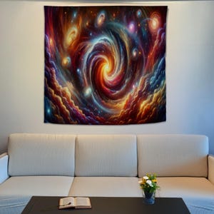 Galaxy Tapestry, Universe Wall Decor, Galaxy Room Decor, Tapestry Wallhanging,  Aesthetic Tapestry, Galaxy Wall Hanging, Wall Tapestry