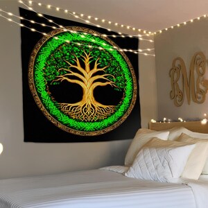 Tree of Life Wall Hanging, Tree Life Tapestry, Spiritual Decor, Nature Wall Art, Gift Tapestry, Tree of Life Decor, Tapestry Wallhanging