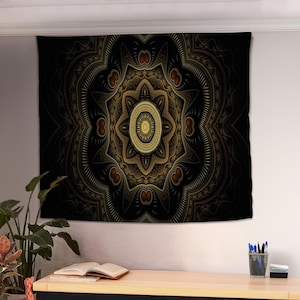 Mandala Tapestry, Mandala Wall Hanging, Boho Wall Decor, Indian Tapestry, Dorm Room Decor, Mandala Wall Art, Trendy Decor Hanging