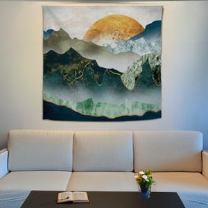 Mountain Tapestry, Nature Tapestry, Tapestry Aesthetic, Boho Tapestry, Sunset Tapestry, Scenery Tapestry, Landscape Tapestry
