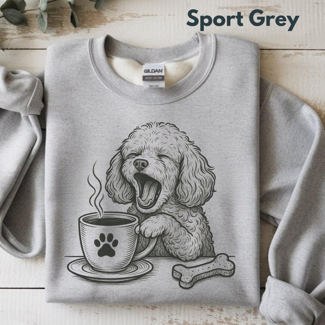 Funny Cavapoo Coffee Sweatshirt, Dog Lover Gift - Etsy
