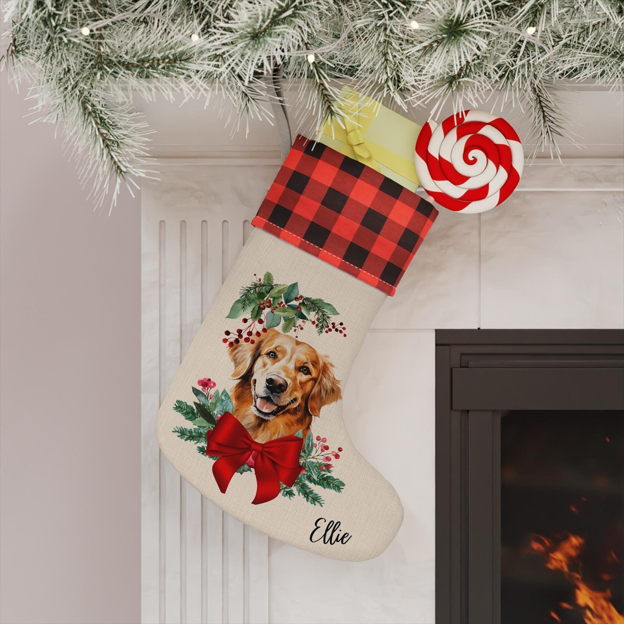 Golden Retriever Stocking