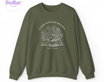To Know God and Make Him Known Crewneck Sweatshirt, Classical Conversations