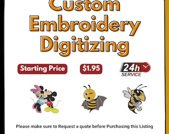 Custom Embroidery Digitizing Service: Logo & Image