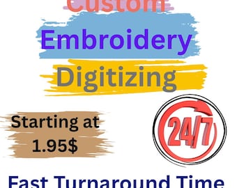 Custom Logo Embroidery Digitizing Service