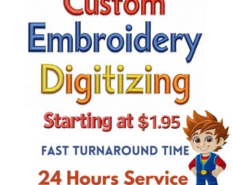Custom Logo Embroidery Digitizing Service