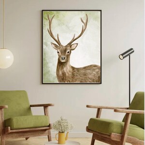 Deer Print | Wall Decor | Home Decor | Printable Art | Instant Download