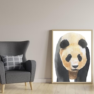 Panda Print | Wall Decor | Home Decor | Printable Art | Instant Download