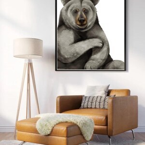 Bear Print | Wall Decor | Home Decor | Printable Art | Instant Download