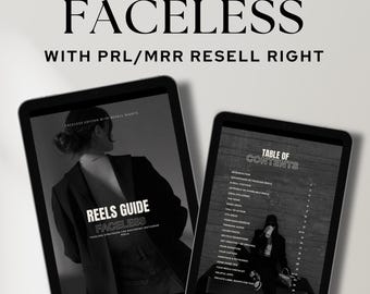 Guía de Reels sin rostro: ebook de marketing en Instagram (MRR/PRL)