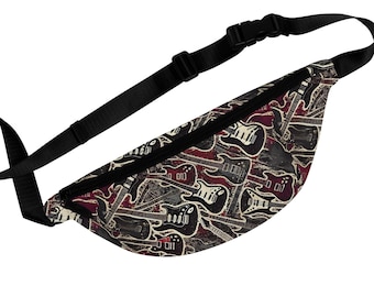 Riñonera con forma de guitarra