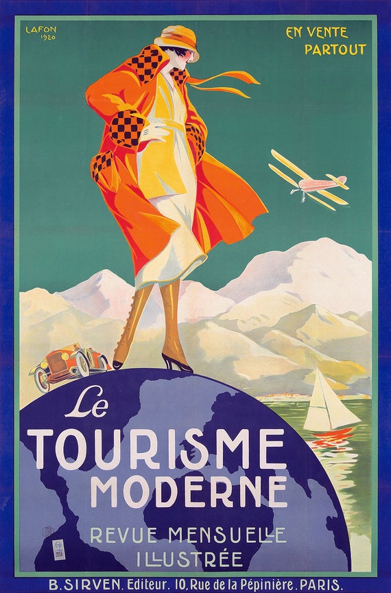 Reproduction Vintage French Art Deco Travel Poster France 1920-30's Dreux 