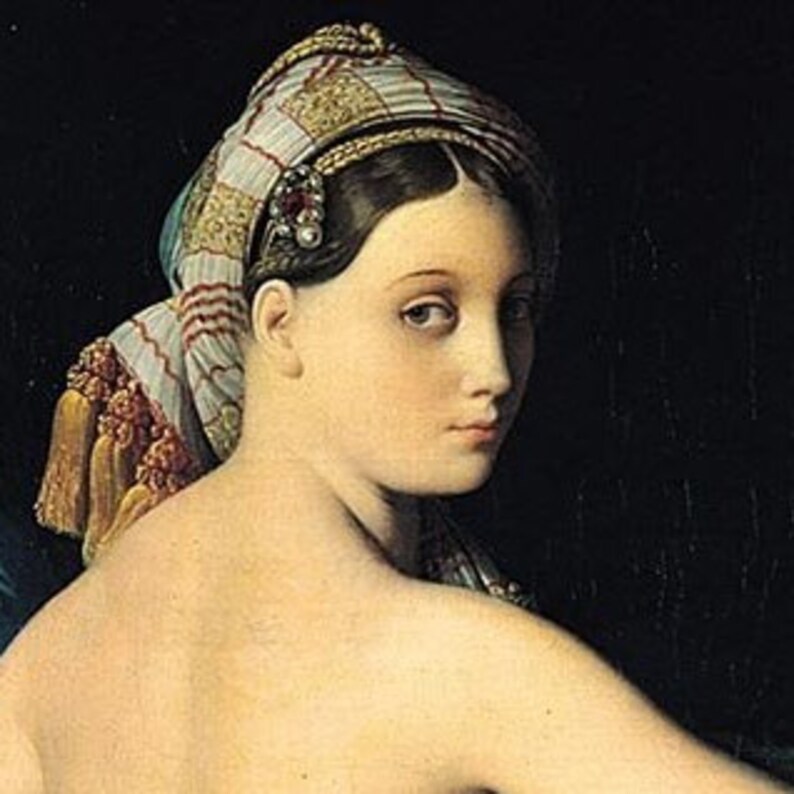 Энгр большая одалиска картина