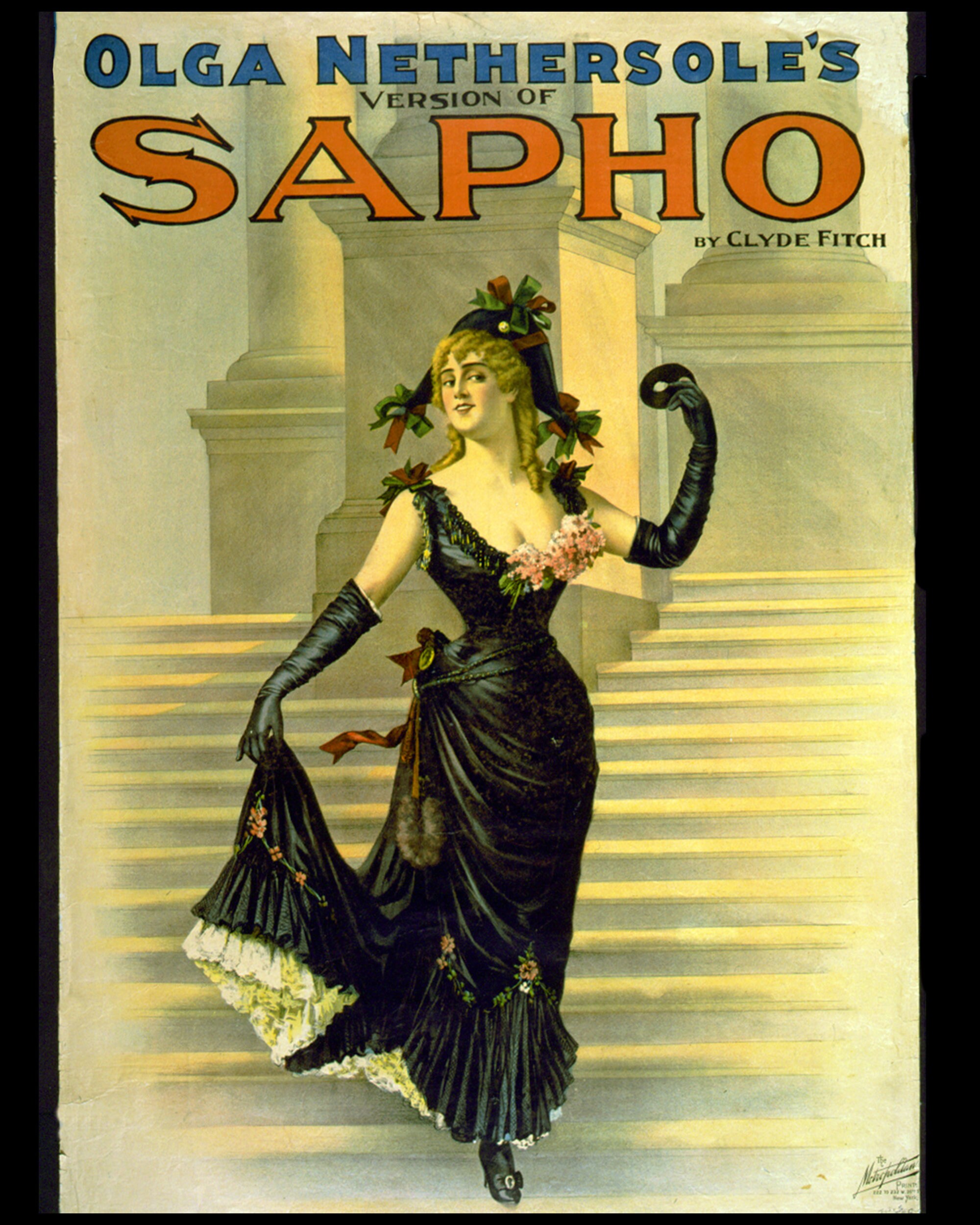 Sapho the Play Poster New York 1900 Indecency Trial - Etsy
