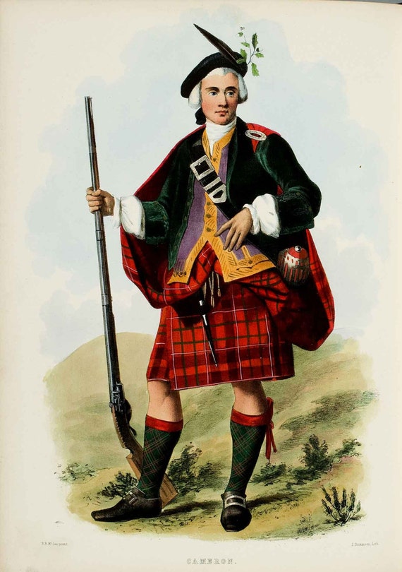 cameron clan kilt