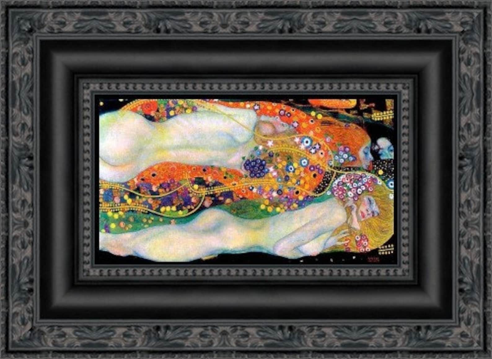 Water Serpents II by Gustav Klimt Giclee Art Print Klimt Etsy