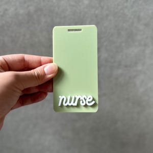 Custom Badge Buddy for Nurse Badge Buddies Personalized Badge Reel for Medical Professional Acrylic Badge Backer Gift for RN Badge Buddy