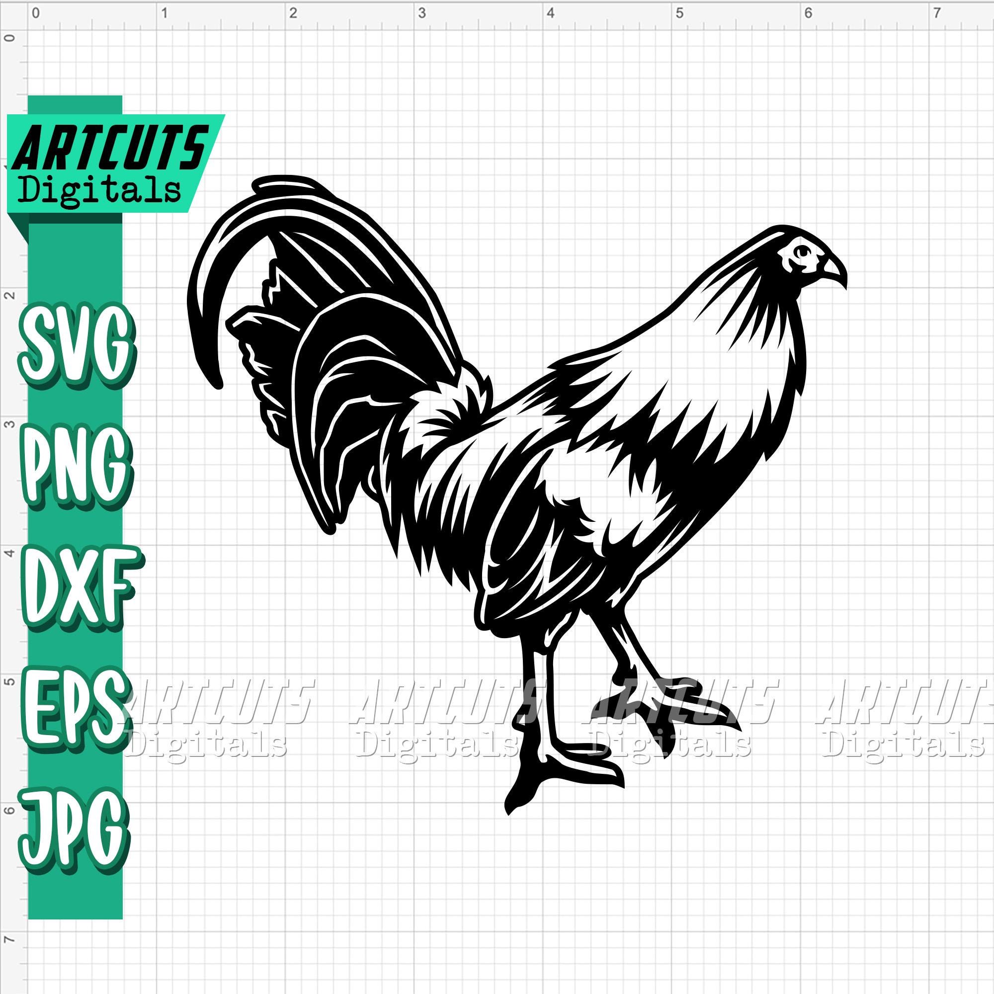 闘鶏 svg、雄鶏 svg、闘鶏動物のクリップアート、高等家畜、コックピット カットファイル、闘鶏 dxf、スピリット ガイド、雄鶏 jpg -  Etsy 日本, image size:2000x2000