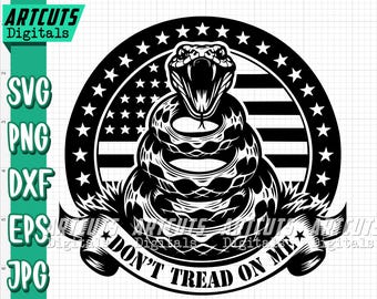 Não pise em mim svg, clipart de cobra, arquivo de corte de réptil, camisa de pai militar png, fuzileiro naval dxf da Marinha dos EUA, estêncil de soldado veterano, jpeg patriótico