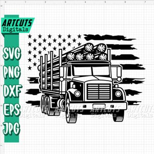 Logging Truck svg, Logger Clipart, Lumber Truck Cutfile, Log Truck svg, Lumberjack svg, Woodman svg, Wood Work svg, Log Truck, Trucker svg