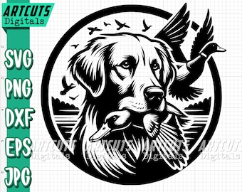 Caça ao pato svg, Clipart de animais de aves aquáticas, Arquivo de corte de caça ao pato com cachorro, Caçador de labradores dxf, Vida de caça ao pântano jpg, Camiseta para atividades ao ar livre png, Ganso, gansos