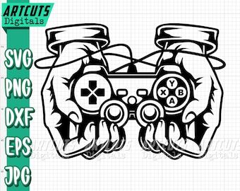 Console svg, Player svg, Controller svg, Gamer Dad Shirt png, Game Console Cutfile, Video Games dxf, Computer Game Clipart, Gamer's Hand jpg