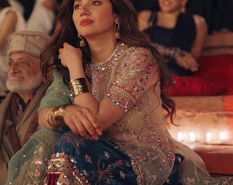 Handmade Chatta Patti Gharara: Pakistani Bridal Dress