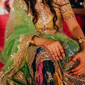 Handmade Chatta Patti Gharara: Pakistani Bridal Dress - Etsy
