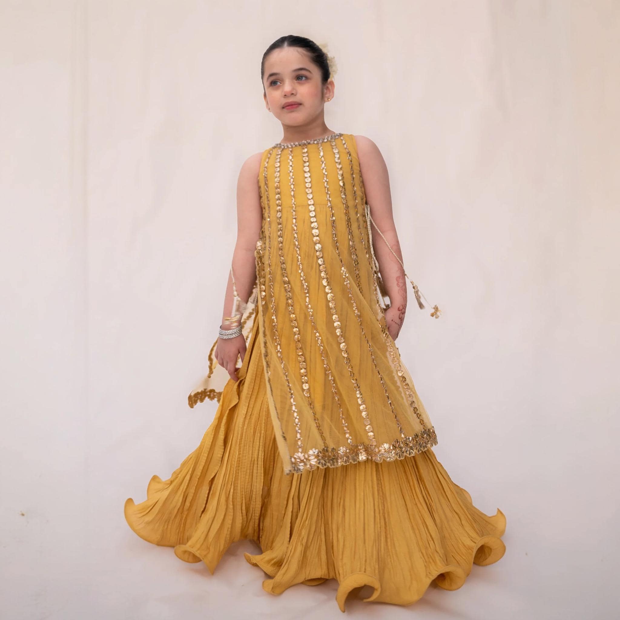 Baby Girl Mehndi K Suit Kids Mehndi Clothes UK