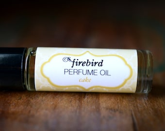 Cake Perfume Oil - Sugared Vanilla, Lemon Zest, Almond Extract - Vanilla Perfume, Bakery Perfume, Sweet Perfume