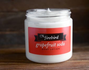 Grapefruit Soda Body Lotion - Avocado and Shea Butter Lotion