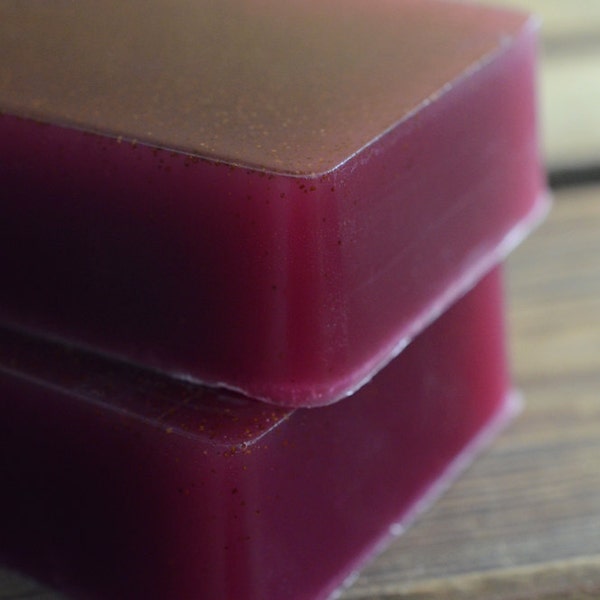 Moroccan Fig Soap with Apricot Seeds, Handmade Glycerin Soap