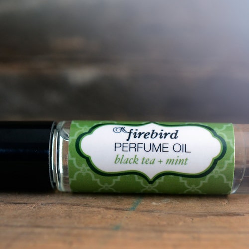 Black Tea and Mint Perfume Oil Mint Leaves Iced Tea Sugar Etsy