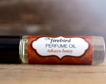 Tobacco Honey Perfume Oil, Pipe Tobacco, Honey, Smoked Tea