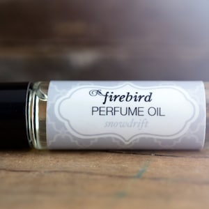 Aceite de perfume Snowdrift, menta, vainilla y hoja perenne