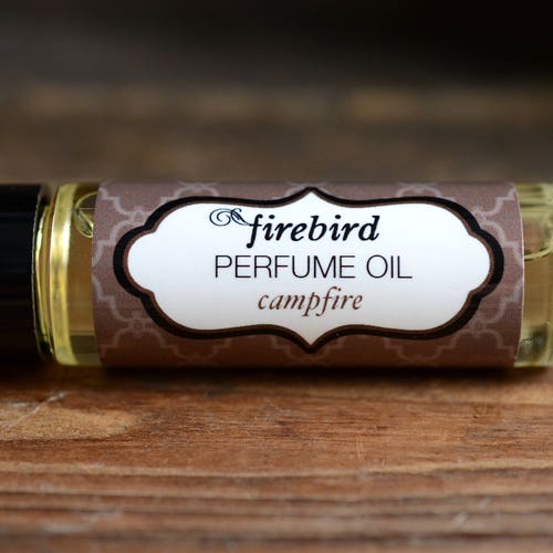 Campfire Perfume Oil - Maple Sugar, Charred Marshmallow, Smoky Firewood - Fall Perfume