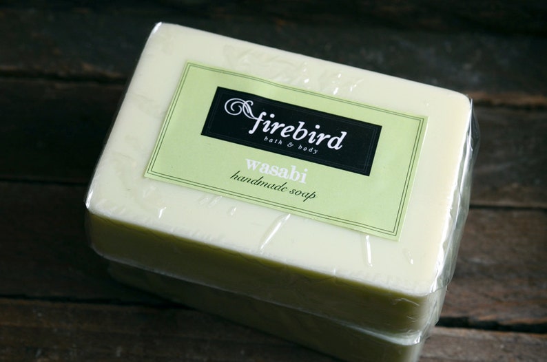 Wasabi Soap Handmade Shea Butter Soap Ginger Eucalyptus Etsy
