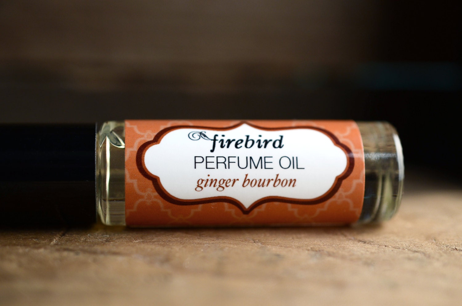 Ginger Bourbon Perfume Oil, Spicy Ginger, Wet Tobacco, Lime, Roll On Perfume