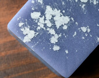 Winter Stars Soap - Bulgarian lavender, crushed candy cane, tonka