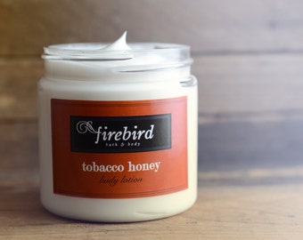 Tobacco Honey Body Lotion, Avocado and Shea Butter Lotion