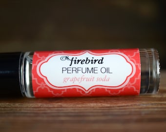 Grapefruit Soda Perfume Oil, Grapefruit, Peach Nectar, Soda Bubbles