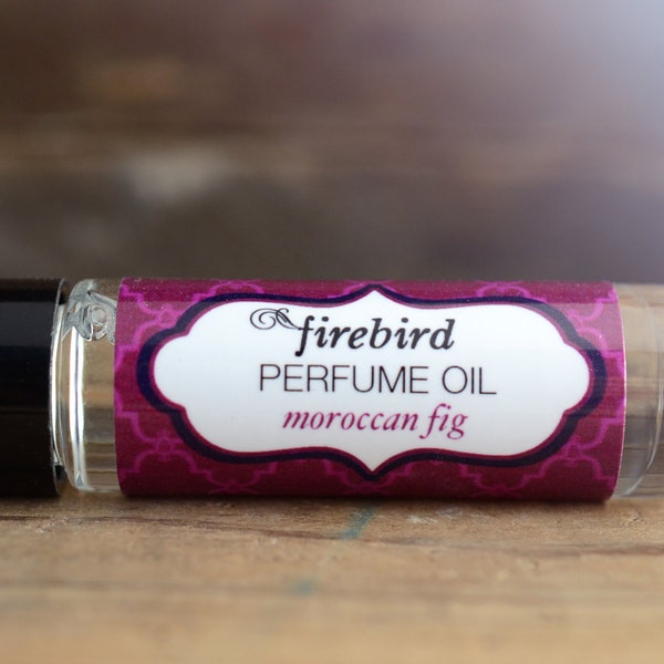 Moroccan Fig Perfume Oil - Fig Leaves, Ripe Fruit, Exotic Floral - Roll On Perfume