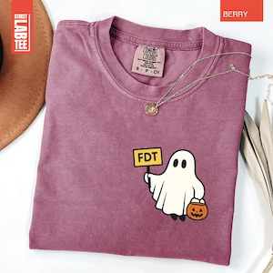 Ghost FDT Comfort Colors T-Shirt, Halloween Protest Shirt, Anti Trump Shirt, Ghost Shirt, Resist Tee, Anti MAGA Shirt, Spooky Season Shirt
