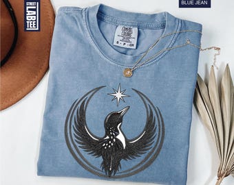 Minnesota Rebel Loon Comfort Colors T-Shirt, Political Shirt, MN State Bird Loon Protest, Resistance Tee, Minnesota Loon Starbird Top