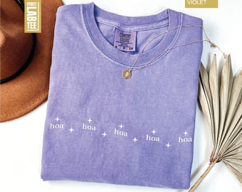 HOA HOA HOA Comfort Colors® T-Shirt, Cozy Season Shirt, Book Lover Tee, Forks T-Shirt, Funny Shirt, Inspired Tee, Gift for Her, Twilight Tee