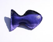 Mini Fish. Art Sculpture. Mini paperweight. Home Decor. UV protected. Handmade by Calico CIty