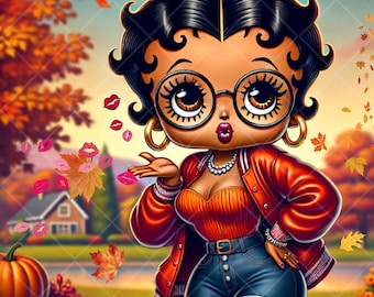 Kissing Betty Boop - Herbstsaison