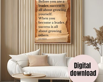 Arte mural motivacional imprimible, carteles motivacionales, citas inspiradoras sobre el trabajo, impresiones modernas para la oficina en casa